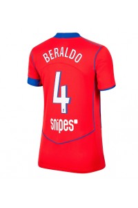 Fotbalové Dres Paris Saint-Germain Lucas Beraldo #4 Dámské Třetí Oblečení 2025-26 Krátký Rukáv